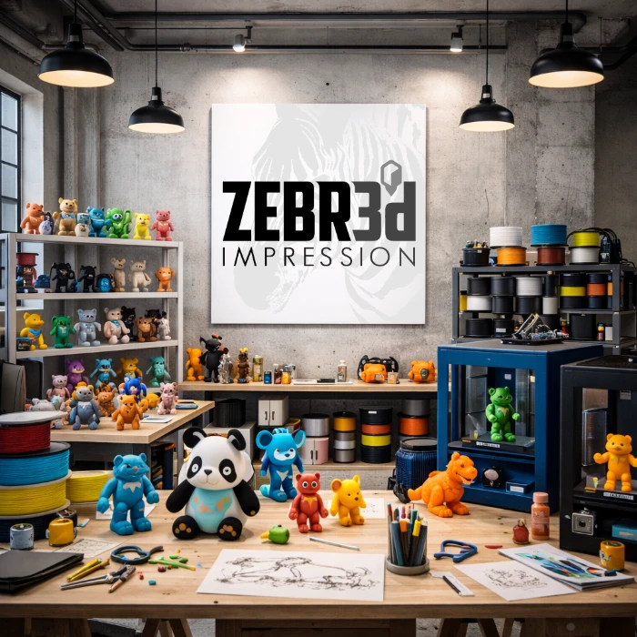 Créa logo Zebre3D