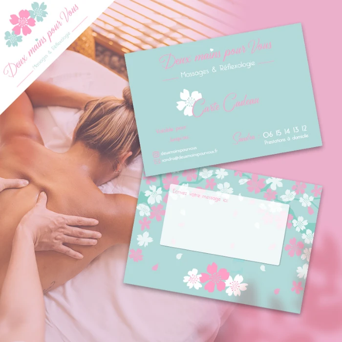 Carte cadeau Deux Mains Pour Vous